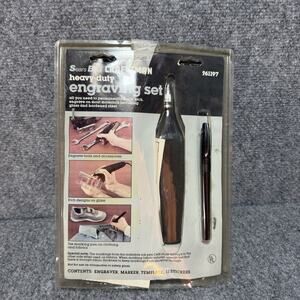 Vintage Sears Best Craftsman Heavy Duty Engraving Set / Kit - 961197 - New! NOS!